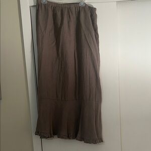 Match point Chic Taupe Maxi Skirt for Women